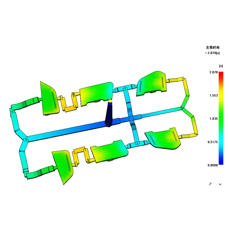 Injection Vehicle Mould Flow Analysis Picture