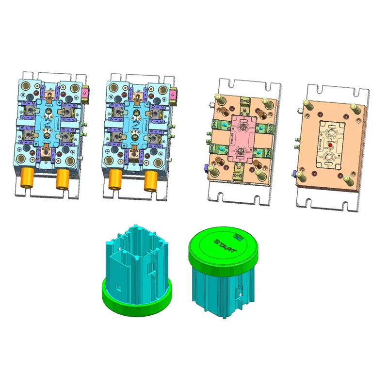 Double Shot Injection Molds for Automotive Parts Design Picture