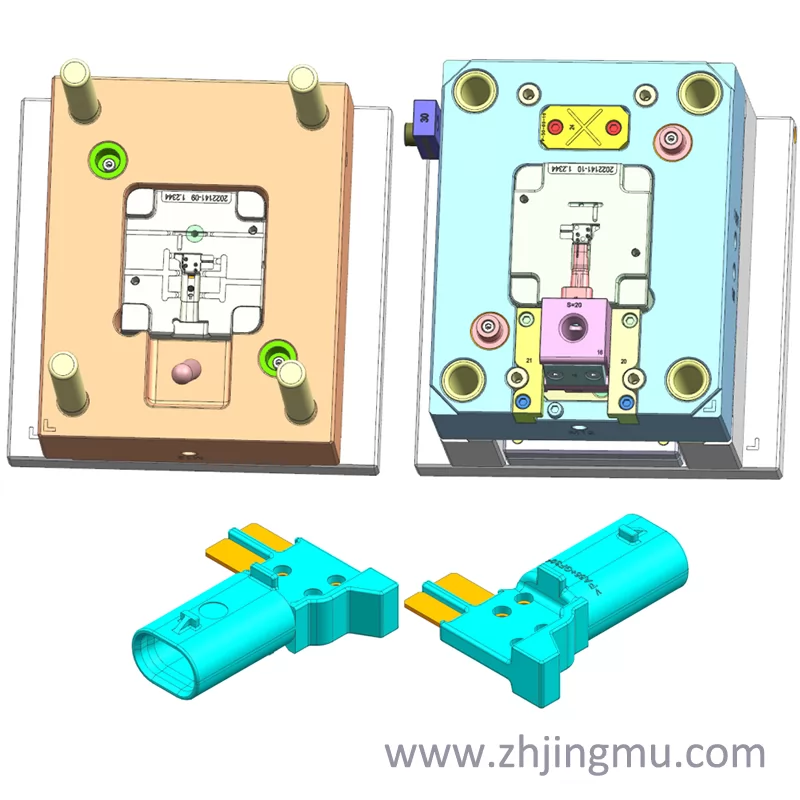 Electrical connector silicone rubber mould  tworzywa sztucznego design drawing 