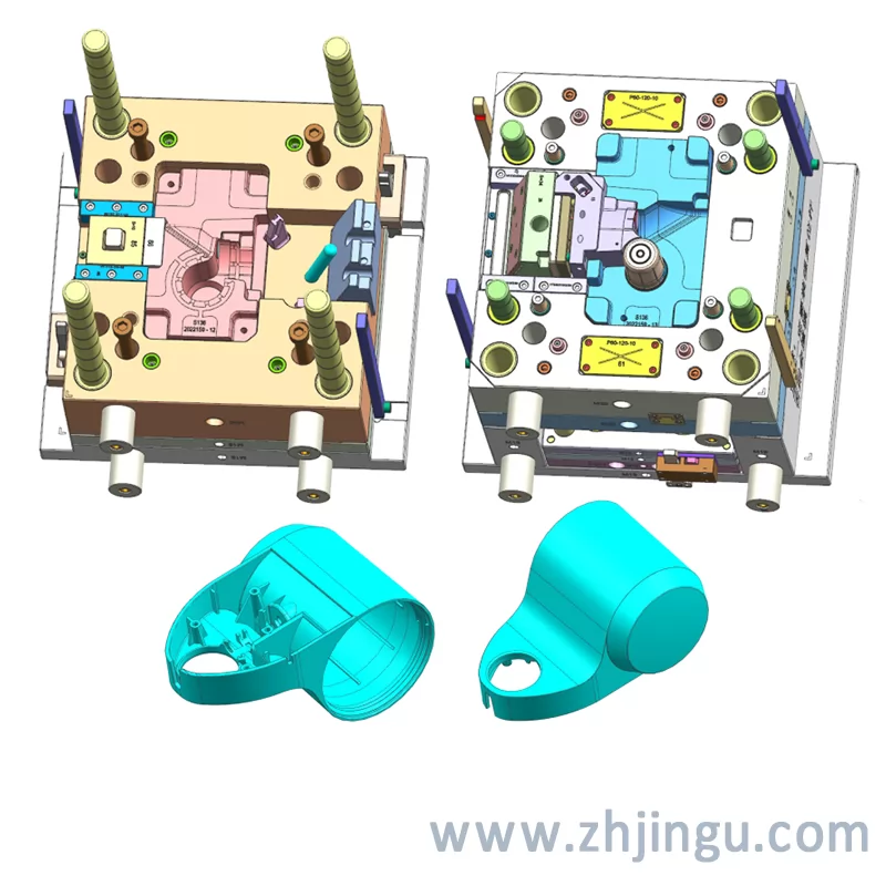 Kitchen and bathroom appliance mold design drawing