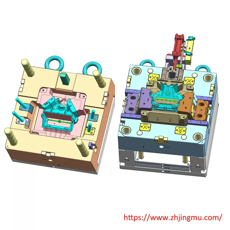 Customized injection mold for the front part of the agricultural machinery shell