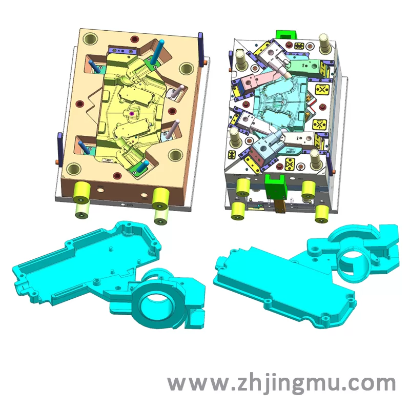 Transparent plastic plastic mold design drawing cetakan plastik