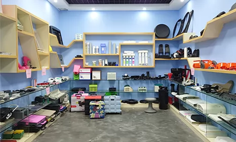 Injection molding sample exhibition room