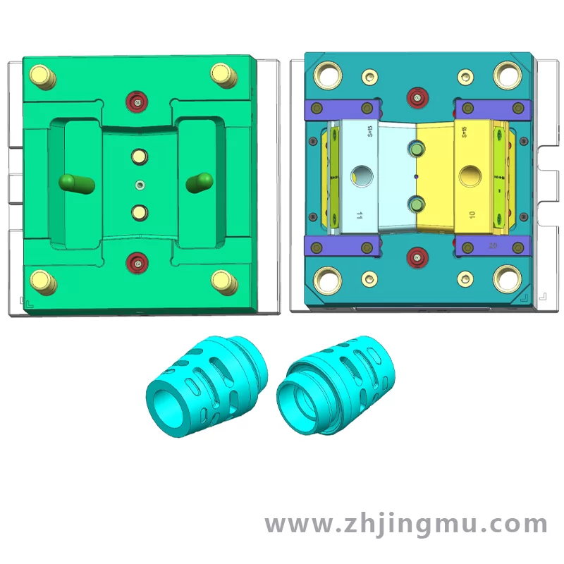 Over-the-line rubber stopper new energy car charging injection mold cetakan plastik